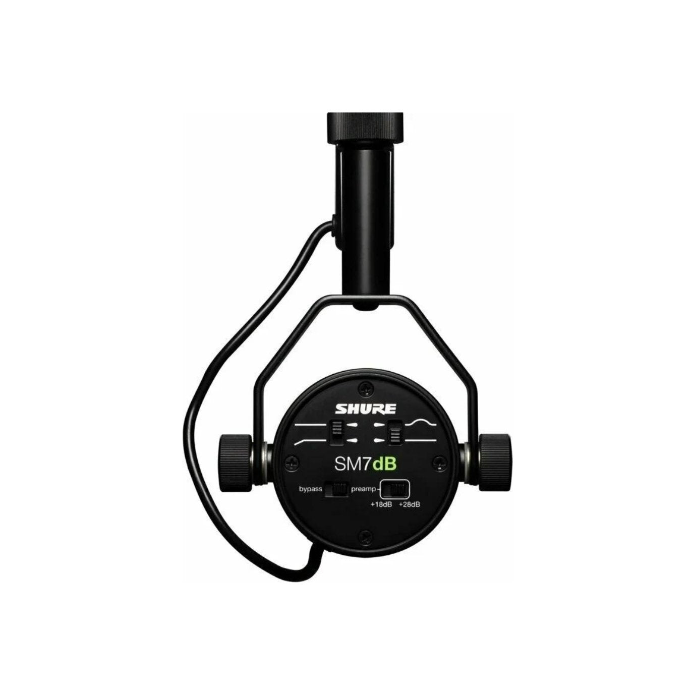 מיקרופון דינמי לשידור והקלטה פודקאסט – SHURE SM7B dB