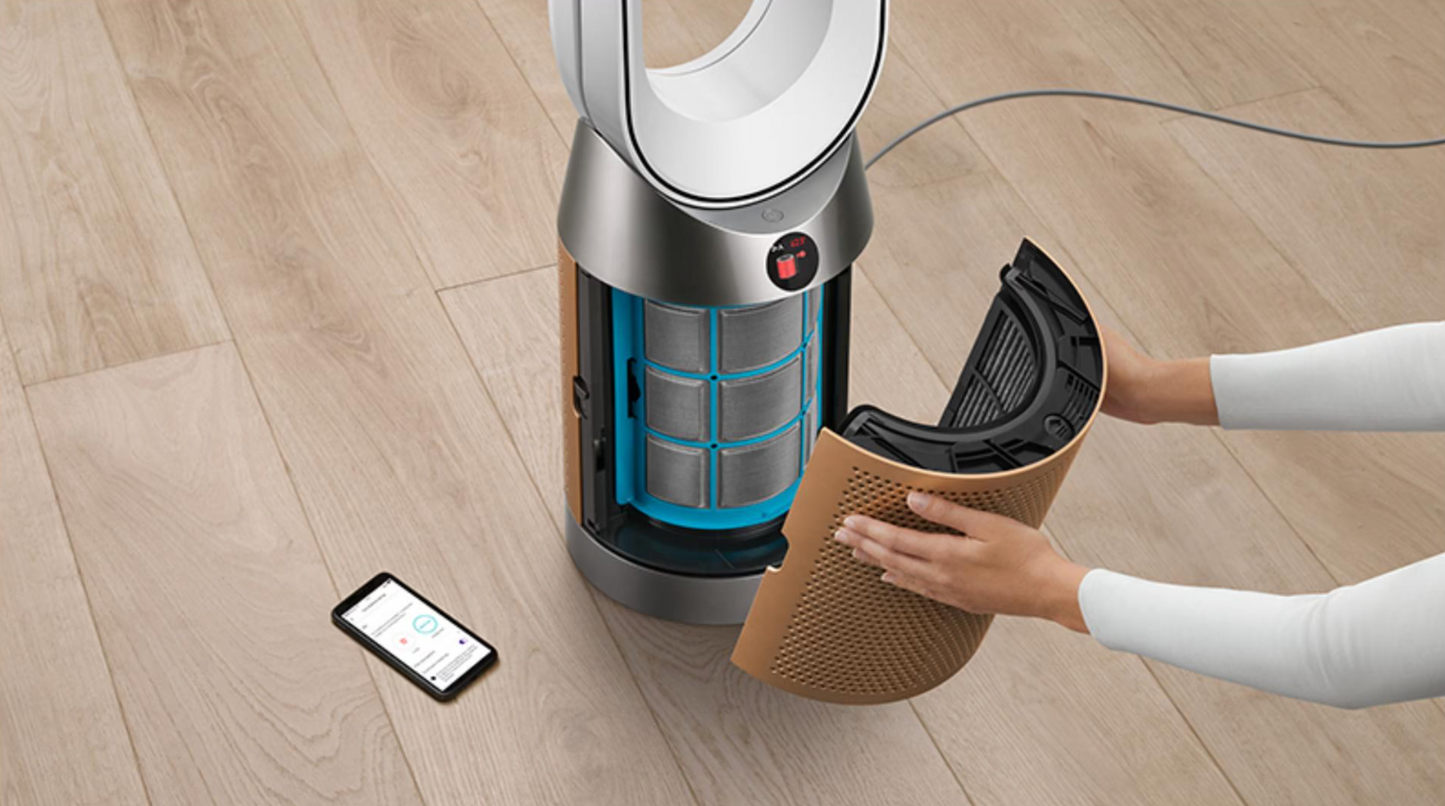 מסנן אוויר רצפתי דייסון משולב מאוורר דגם Dyson TP09