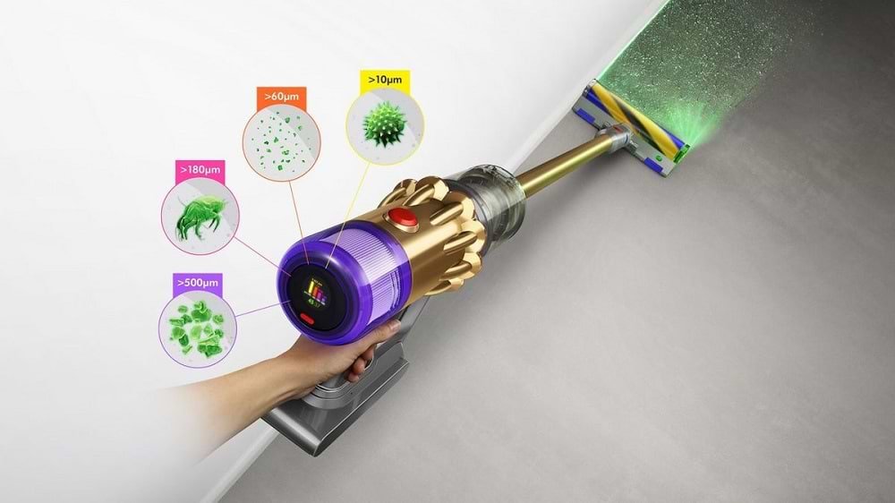שואב אבק דייסון DYSON V12 Slim Detect Absolute