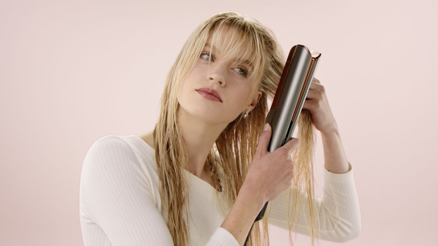 מחליק שיער דייסון צבע זהב שחור אוניקס Dyson Airstrait Onyx Black/Gold