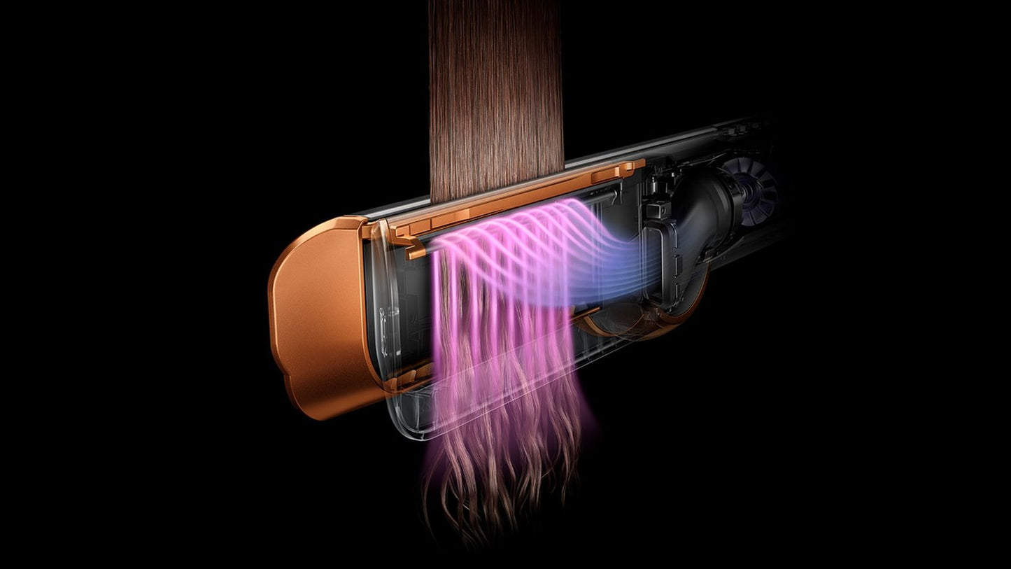 מחליק שיער דייסון צבע כסוף/נחושת Dyson Airstrait Sliver