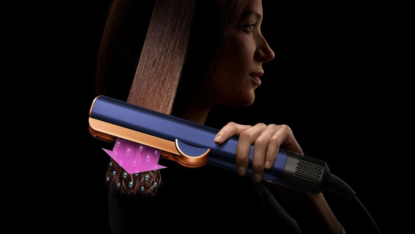 מחליק שיער דייסון צבע כחול פרוסי/ נחושת Dyson Airstrait Blue