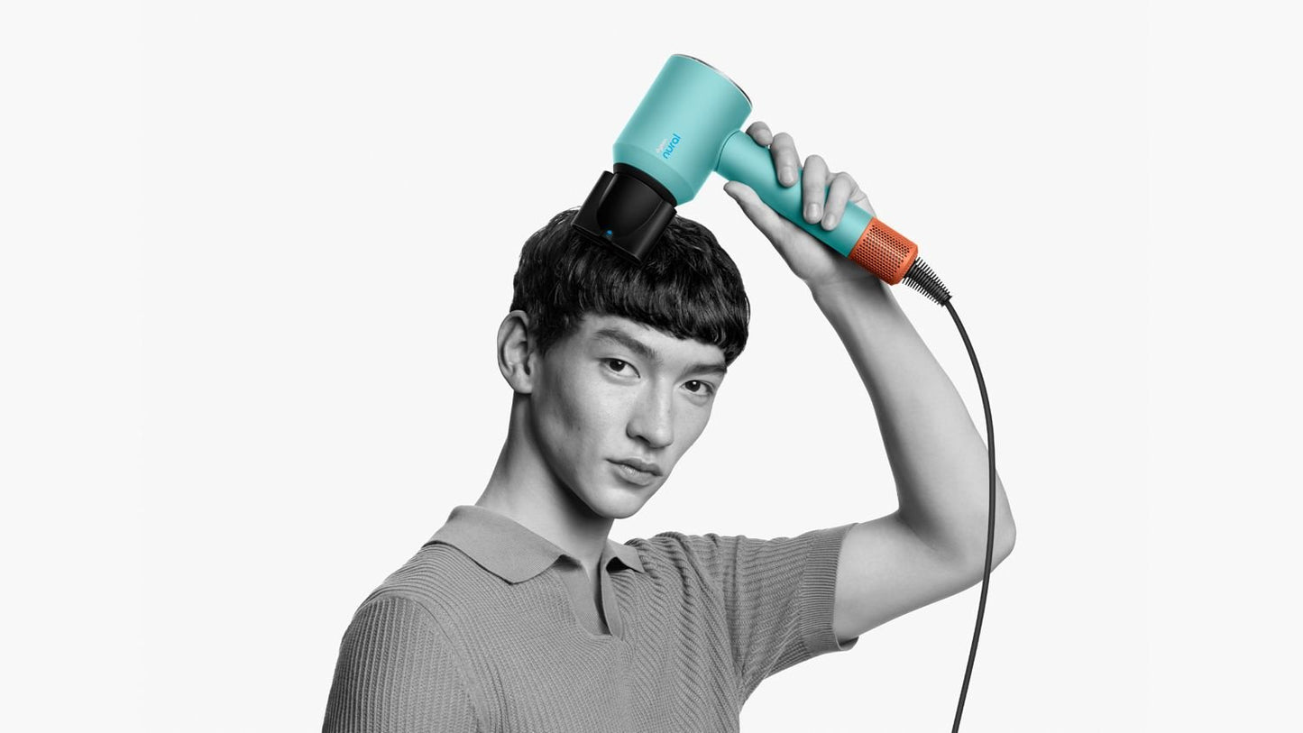 מייבש שיער דייסון צבע פסטל טורקיז Dyson Supersonic Nural hair dryer HD16 Ceramic Patina