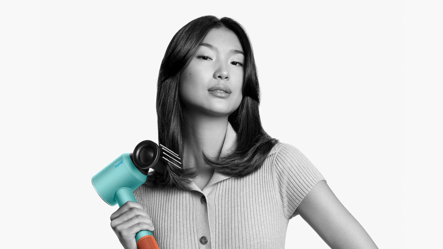 מייבש שיער דייסון צבע פסטל טורקיז Dyson Supersonic Nural hair dryer HD16 Ceramic Patina