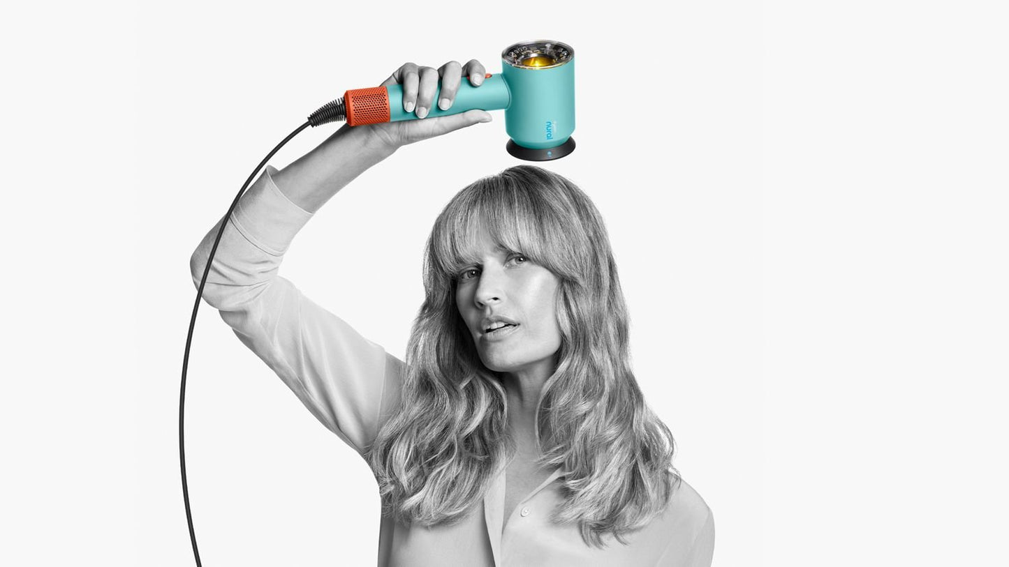 מייבש שיער דייסון צבע פסטל טורקיז Dyson Supersonic Nural hair dryer HD16 Ceramic Patina