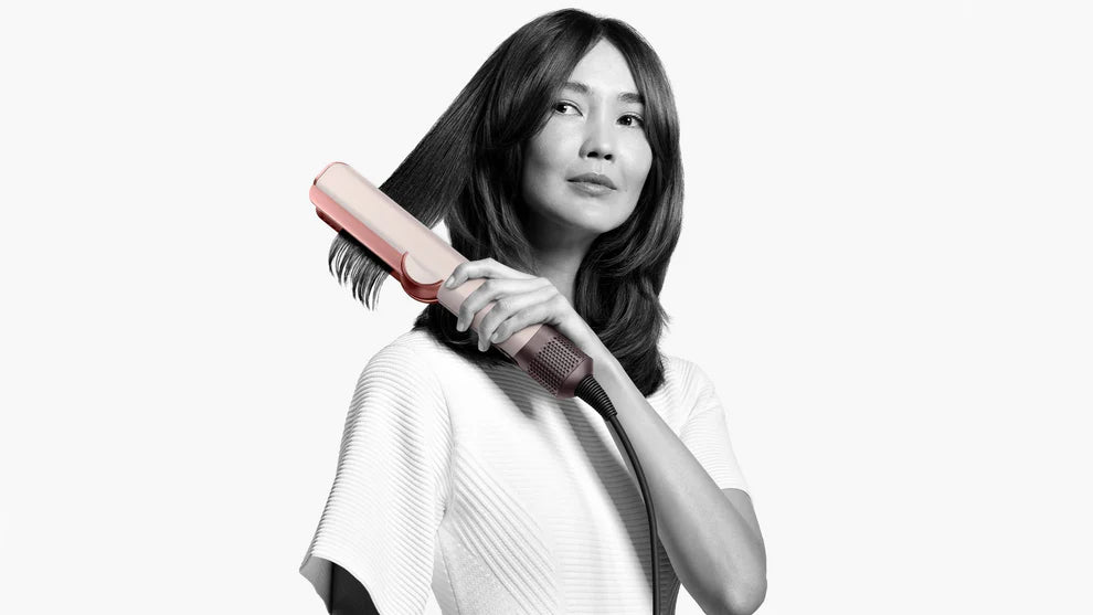 מחליק שיער דייסון צבע ורוד Dyson Airstrait Pink Limited Edition