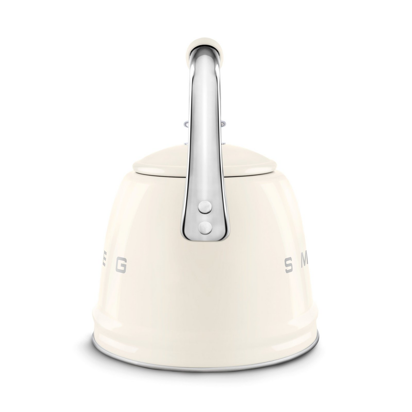Smeg WKF01CR Retro 50's Style Kettle with Steam Whistle - Cream Color 2.3 Liters