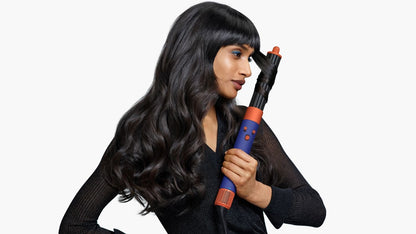 מעצב שיער דייסון כחול כתום Dyson HS05 Airwrap Complete Long Vinca blue and topaz
