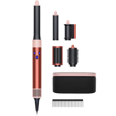 מעצב שיער דייסון ורוד תות Dyson HS05 Airwrap Complete Long Strawberry bronze and blush pink