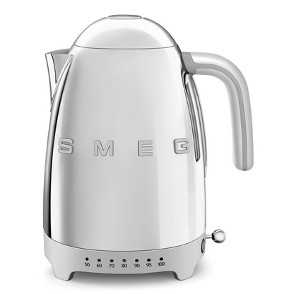 SMEG KLF04SSEU Electric Kettle with Variable Temperature Control – Stainless Steel Finish