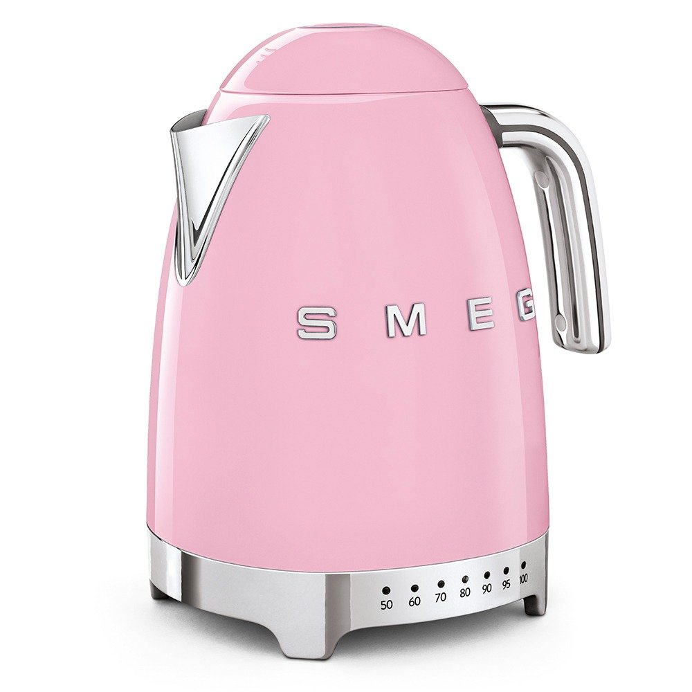 Smeg KLF04PKEU Electric Kettle with Variable Temperature Control – Cadillac Pink Color