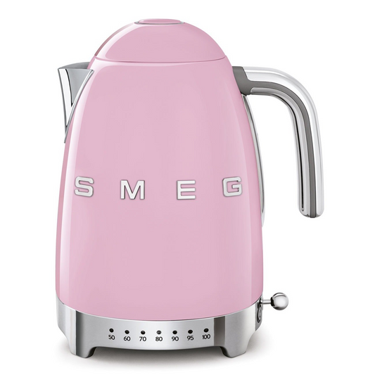 Smeg KLF04PKEU Electric Kettle with Variable Temperature Control – Cadillac Pink Color