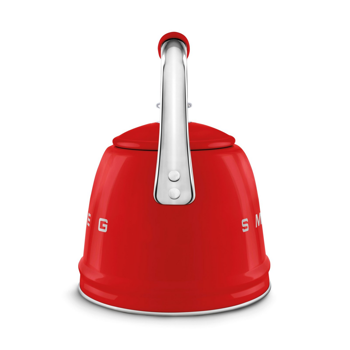 SMEG WKF01RD electric kettle in retro 50's style with whistle - red color, capacity 2.3 liters