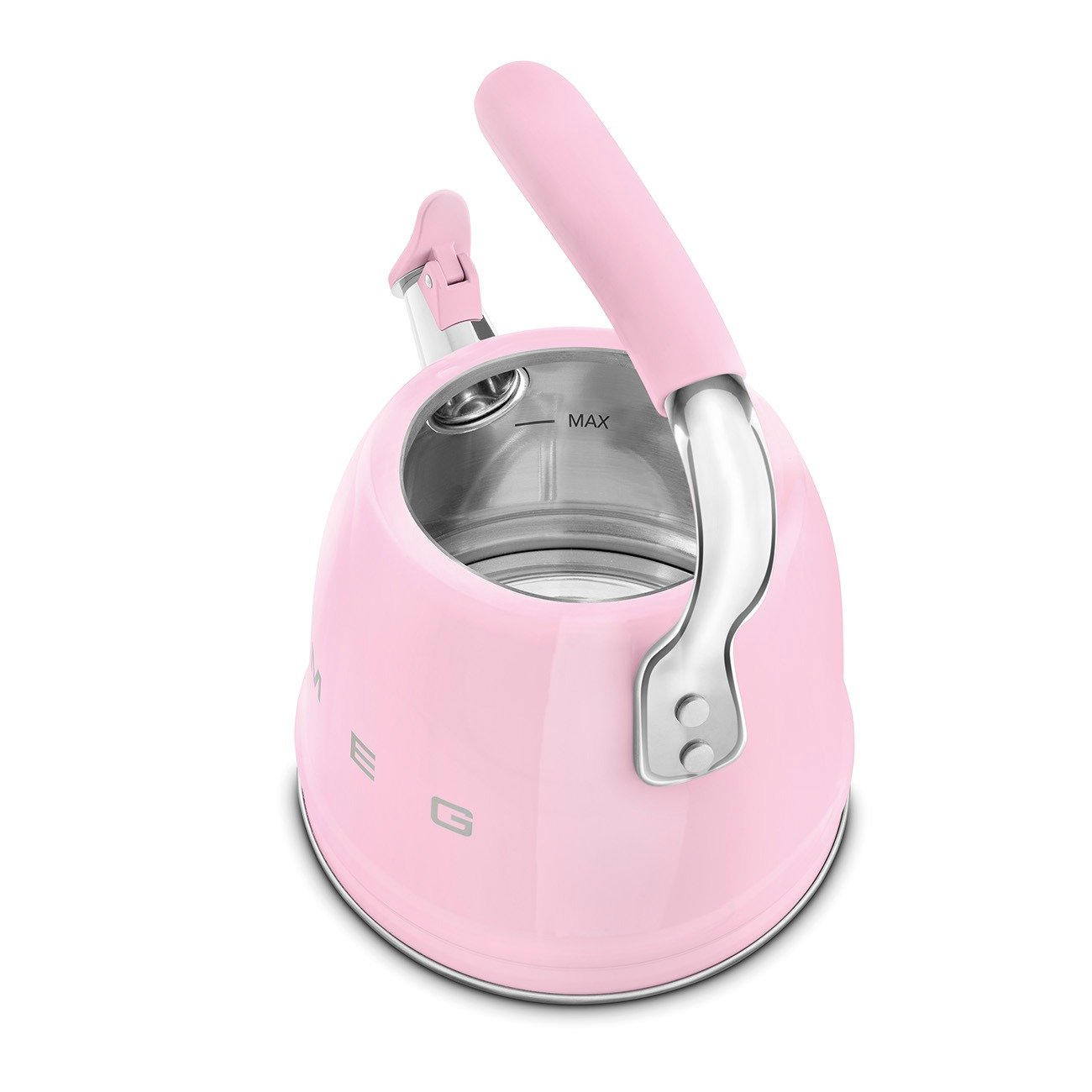 SMEG WKF01PK 50's style electric kettle with safety pouring spout - pink color