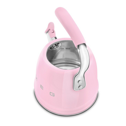 SMEG WKF01PK 50's style electric kettle with safety pouring spout - pink color