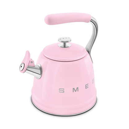 SMEG WKF01PK 50's style electric kettle with safety pouring spout - pink color