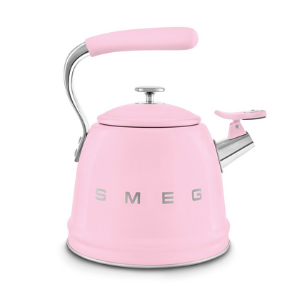 SMEG WKF01PK 50's style electric kettle with safety pouring spout - pink color