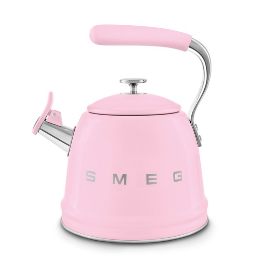 SMEG WKF01PK 50's style electric kettle with safety pouring spout - pink color