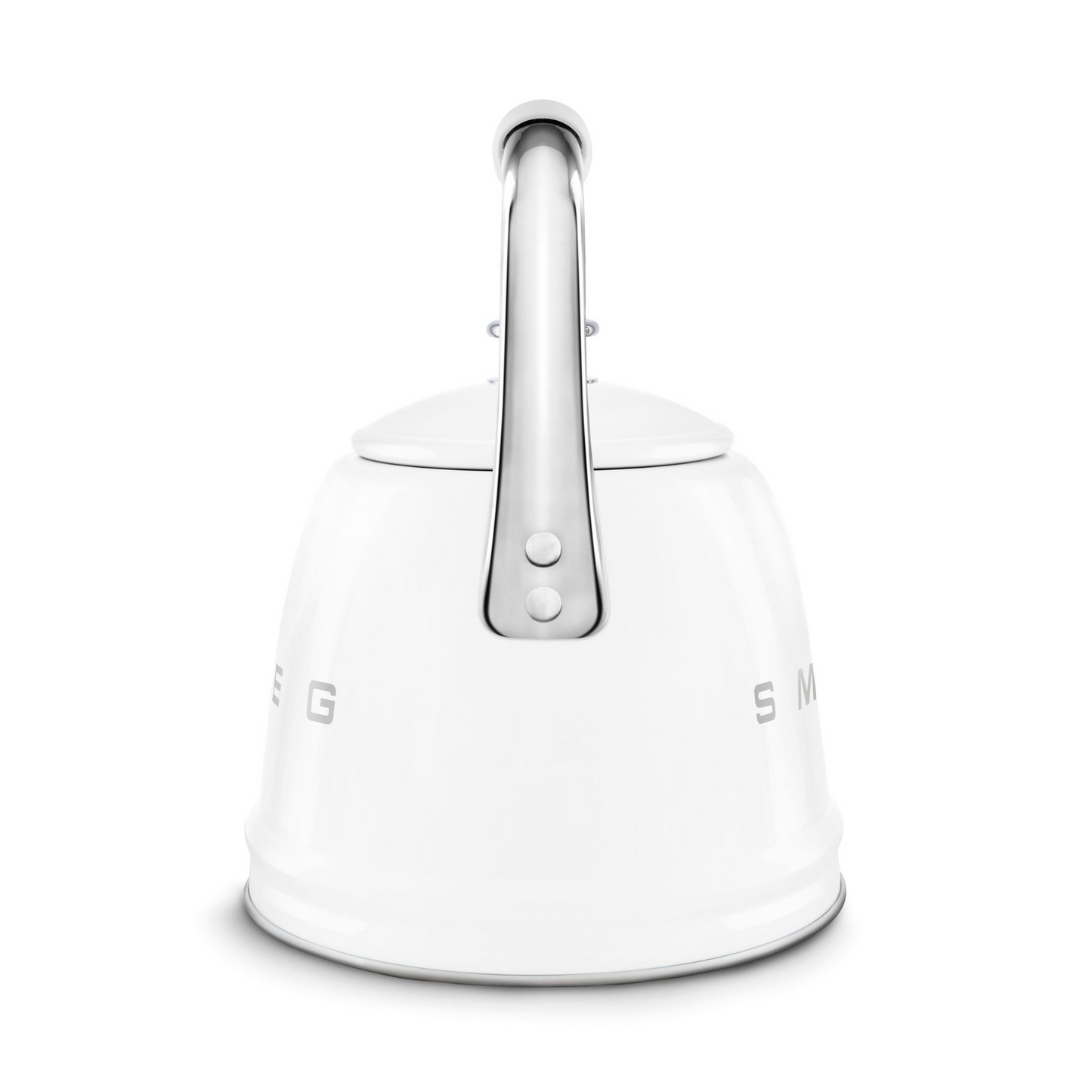 Smeg WKF01WH 50's Style Kettle with Steam Whistle – White Color 2.3 Liters