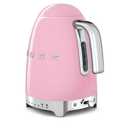 SMEG TSF01PKUS & KLF04PKEU Pink Electric Toaster and Kettle – Retro Kitchen Set