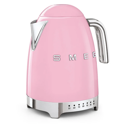 SMEG TSF01PKUS & KLF04PKEU Pink Electric Toaster and Kettle – Retro Kitchen Set