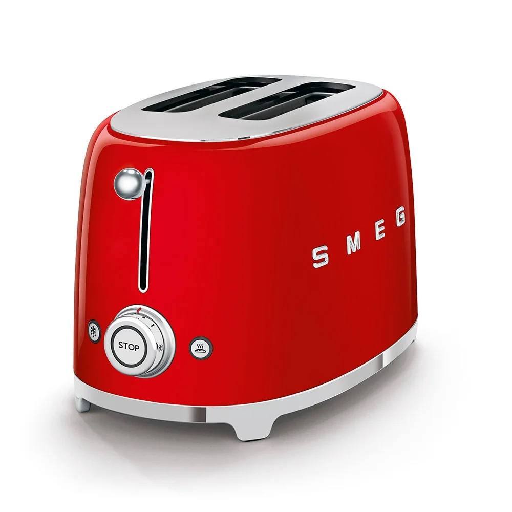 SMEG TSF01RDUS & KLF04RDEU Red Electric Toaster and Kettle – Retro Set