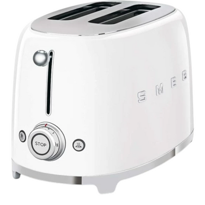 SMEG toaster and kettle set in white TSF01 & KLF03