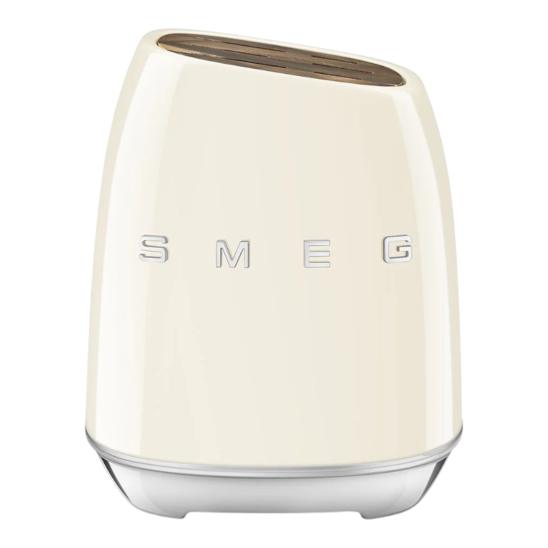 SMEG Knife Set, 6 Pieces, Retro Style Cream
