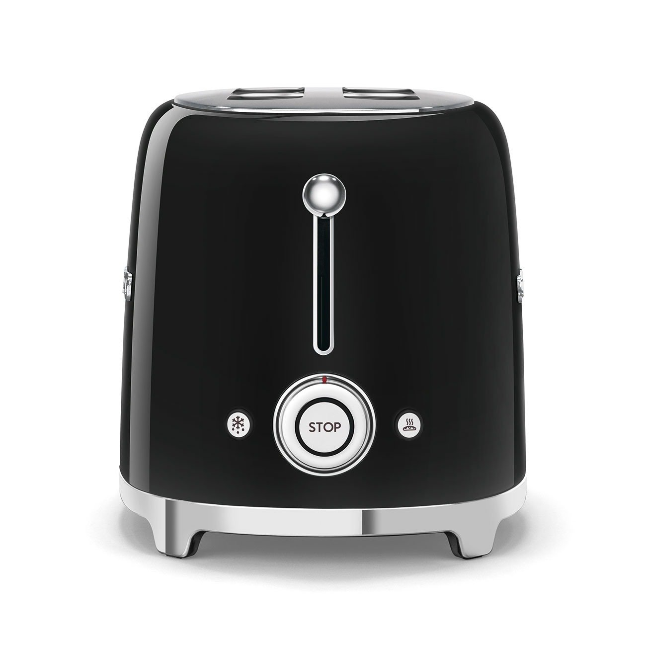 SMEG TSF01BLUS Retro Style Electric Toaster – 2 Slices, Black Color