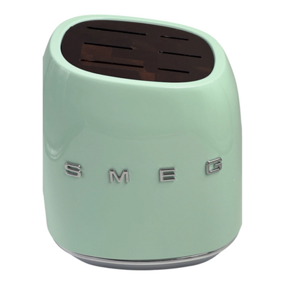 SMEG Knife Set, 6 Pieces, Retro Style Pastel Mint Green