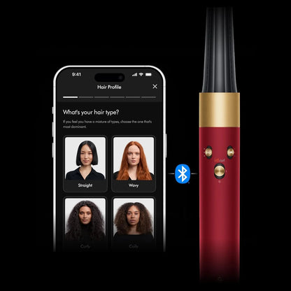 Dyson Airwrap i.d.™ Multi-Styler & Dryer Straight+Wavy – Velvet Red/Gold