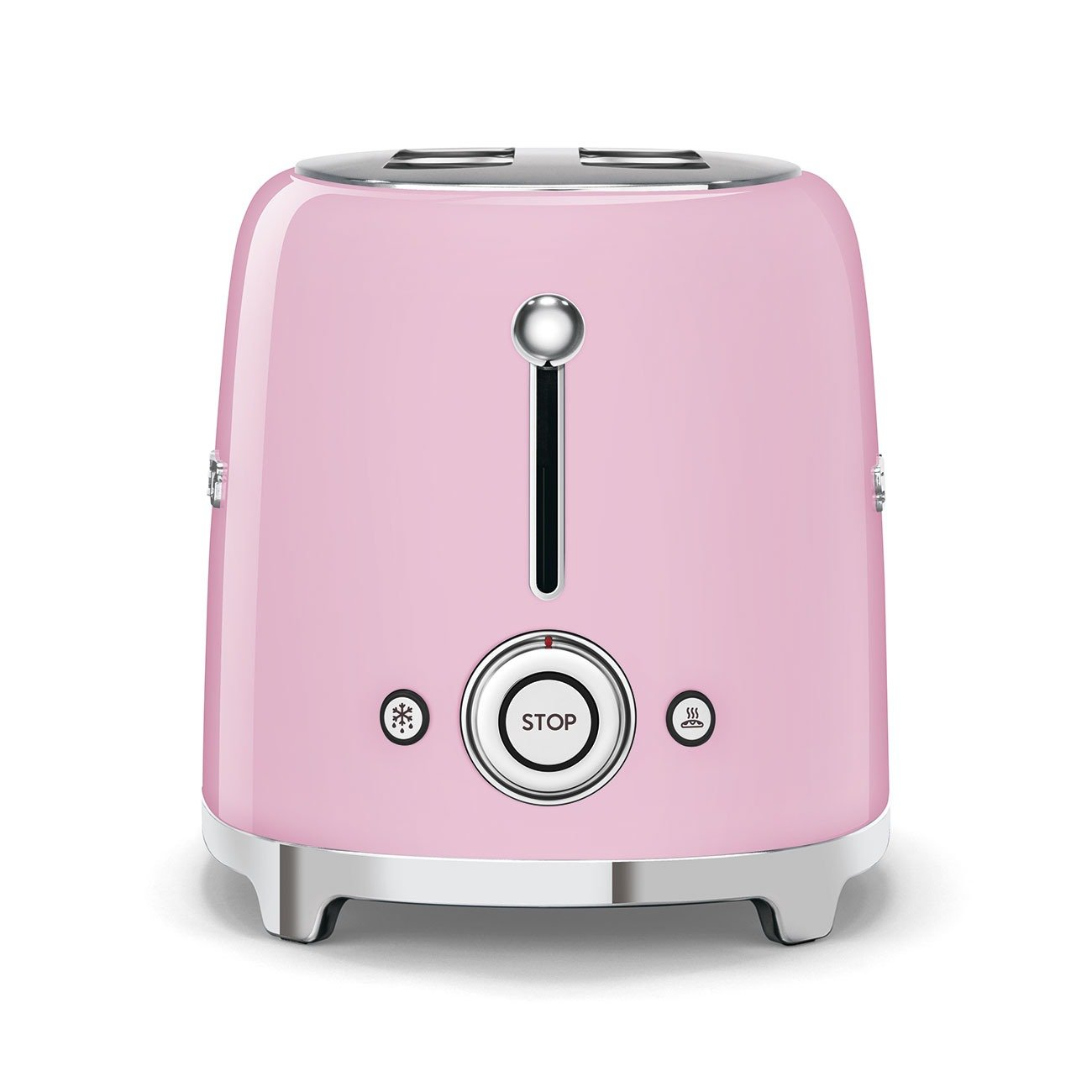 SMEG TSF01PKUS Retro Style Electric Toaster – 2 Slices – Pink Color