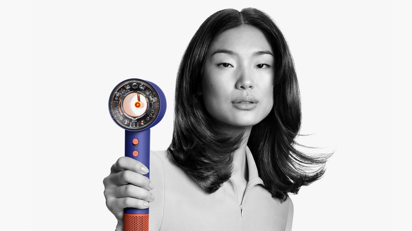 מייבש שיער דייסון צבע ברונזה ורוד Dyson Supersonic Nural hair dryer HD16 Strawberry bronze and blush pink