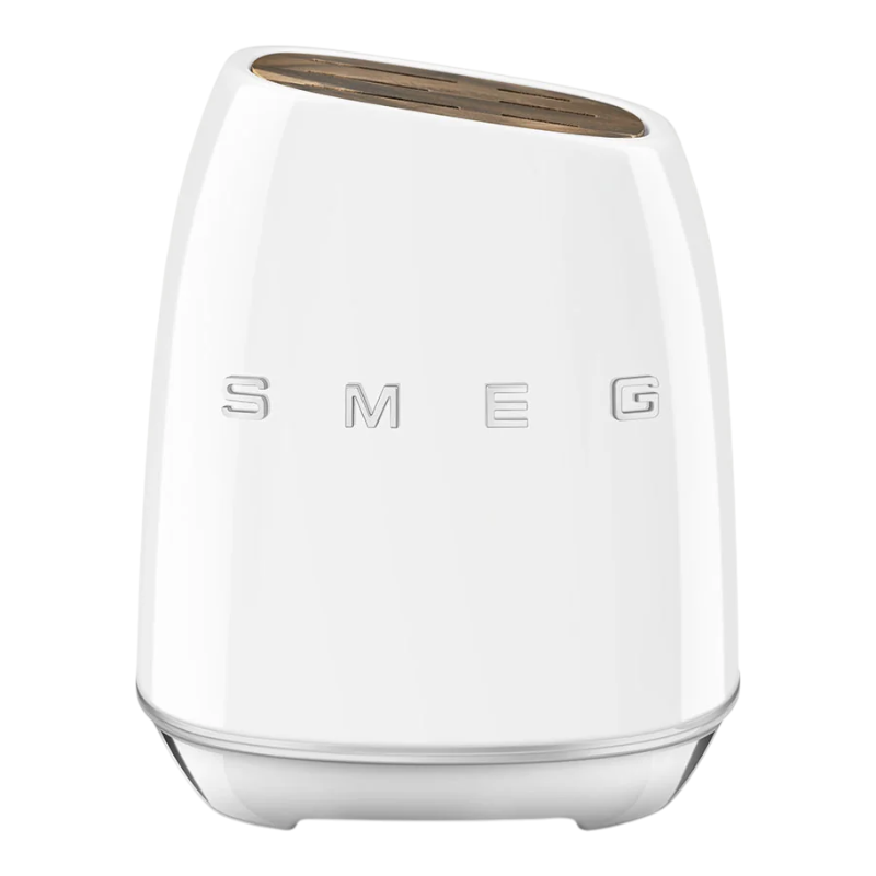 SMEG Knife Set, 6 Pieces, Retro Style White
