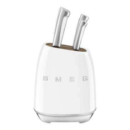 SMEG Knife Set, 6 Pieces, Retro Style White
