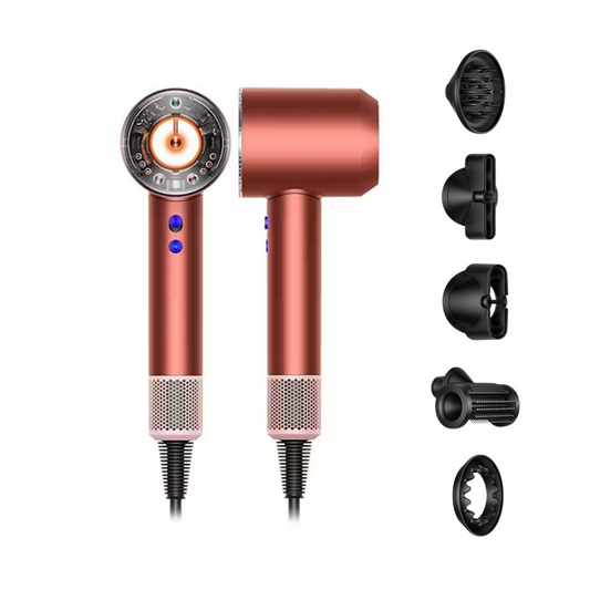 מייבש שיער דייסון צבע ברונזה ורוד Dyson Supersonic Nural hair dryer HD16 Strawberry bronze and blush pink