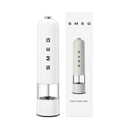 מטחנות חשמליות SMEG למלח ים ופלפל – לבן