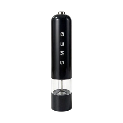 מטחנות מלח גס ופלפל חשמליות של SMEG – שחור