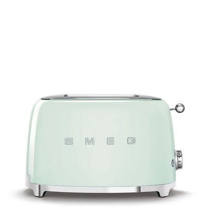 SMEG TSF01PGUS & KLF04PGEU Pastel Green Electric Toaster and Kettle – Retro Set