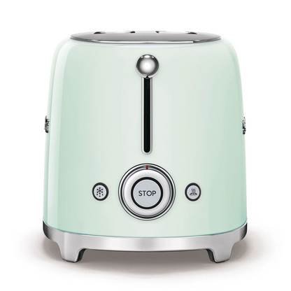 SMEG TSF01PGUS & KLF04PGEU Pastel Green Electric Toaster and Kettle – Retro Set