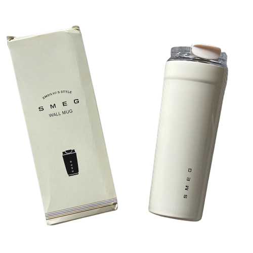 ספל תרמי SMEG 550 מ"ל - קרם